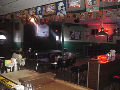 Dining area and stage